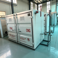 Régulateur de pression GNC compact à double étage 400 Nm³/h avec bloc de décompression et chauffage antidéflagrant