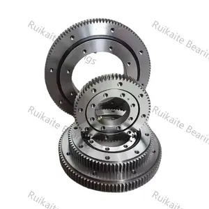 External Gear Slewing Bearing Small Turntable Bearing Single Row New Type Slewing Bearings