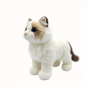 Jouets en peluche pour chat à poils longs, doux et moelleux, adorables jouets en peluche personnalisés de type Ragdoll, jouets en peluche réalistes pour animaux - Product Image 3