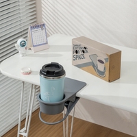 Support de tasse à clipser en plastique pour bureau, organisateur de tasses à café pour bord de table, pour bureau, maison, cuisine