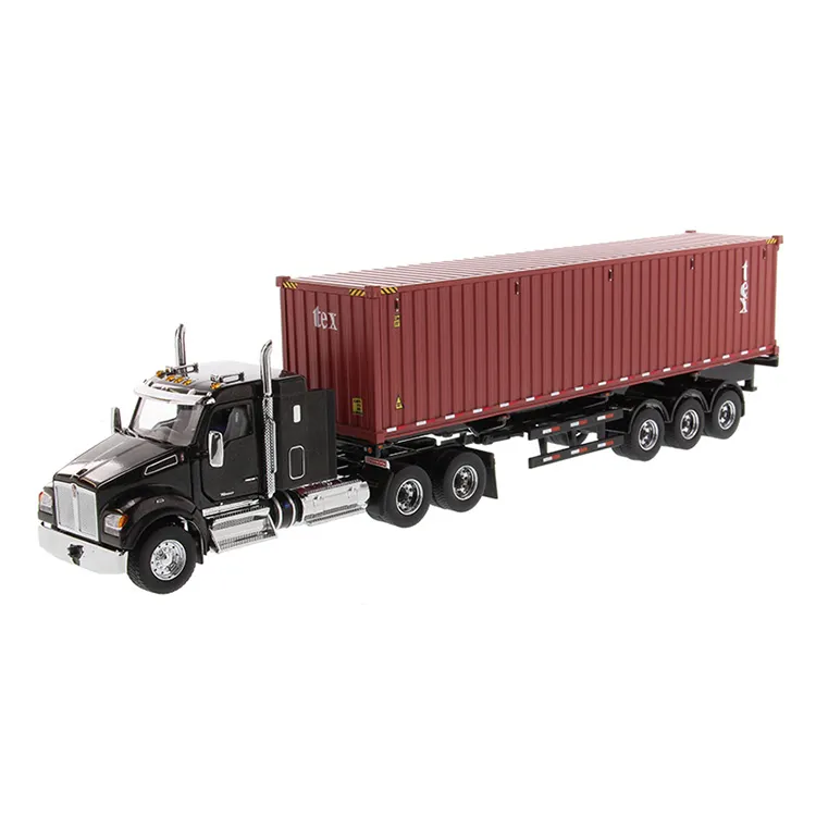 DM 1/50 Diecast Ken worth T880 SFFA 40 Containers imulation Modell aus legiertem Metall