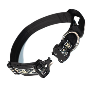 ปลอกคอสุนัขแบบยุทธวิธีปลอกคอไนลอนผ้านีโอพรีนสำหรับสุนัขขนาดใหญ่ขนาดกลาง - Product Image 3