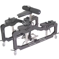 Banc Hellcat multifonctionnel modulaire, chaise SM à assembler, banc réglable pour les positions accroupies et couchées, mobilier de bondage, jouet sexuel