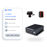 Caméra de tableau de bord intelligente MDVR avec suivi GPS, caméra de rétroviseur, double objectif, enregistreur vidéo pour la surveillance de flotte de véhicules