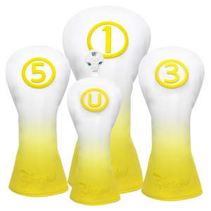 Новый дизайн логотип патч на заказ для гольфа головной убор из искусственной кожи чехол для головы Новинка для гольфа головной убор - Product Image 1