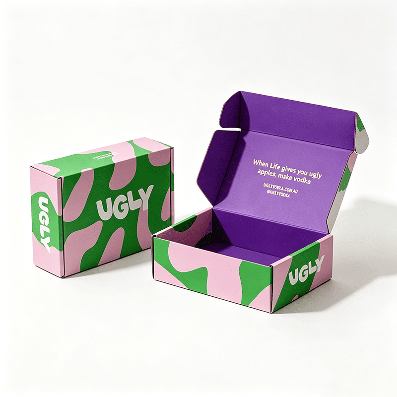 Corrugated Paper Box Full Wrap Pattern Printing Shipping Mailer Packaging Box Or Beverage Retail And E-Commerce Brand Solutions