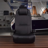 Allshine Rabattpreis Marine-Fischerboot-Deckssitz Schwarz Fabrikgefertigt Hochlehner Vinyl UV-Beständig OEM Akzeptiert Hergestellt in China