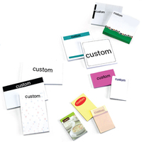 Bloc-notes collant Offre Spéciale Bloc-notes 10 couleurs Notes autocollantes Impression de logo personnalisé Notes autocollantes découpées Forme personnalisée