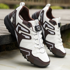 Chaussures de randonnée respirantes pour hommes, ajustement par boucle rotative, antidérapantes, durables, pour activités de plein air - Product Image 1