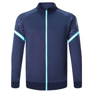 Commercio all'ingrosso giacca da calcio da Jogging invernale <span class=keywords><strong>Slim</strong></span> Fit Oem da uomo Top tuta felpa con cerniera magliette da calcio - Product Image 6