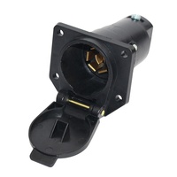 American 12V 7Pin Anhänger buchse & Anhänger Stecker Kit Anhänger Adapter für Wohnmobil