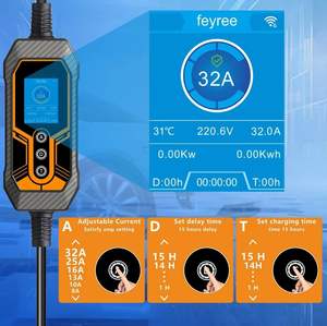 Chargeur de véhicule électrique domestique réglable Portable 32A 7KW pour adaptateur mural <span class=keywords><strong>Tesla</strong></span> connecteur Mobile NACS <span class=keywords><strong>bleu</strong></span> CEE <span class=keywords><strong>prise</strong></span> nouveau - Product Image 1