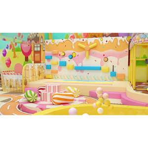 Service de personnalisation tout-en-un pour structures de jeux pour enfants, aire de jeux intérieure commerciale avec maison de jeu - Product Image 4