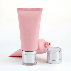 Tubes cosmétiques vides en plastique rose de 50 ml pour la protection solaire, crème pour les mains, lotion solaire, écran solaire - Vente en gros - Product Image 2
