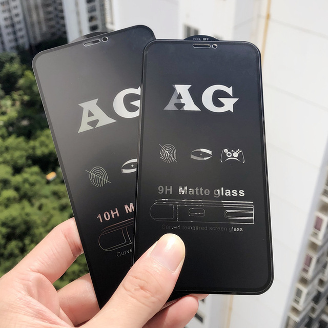 9H Matte Glass Screen Protector Silk Print Anti Fingerprint Tempered Glass Screen Protector for IPhone 17 Pro Max