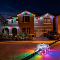   Lumières extérieures permanentes étanches IP67 C 18AWG 30mm avec rail en aluminium pour la décoration de la maison et des fêtes