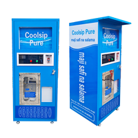 Système de production d'eau purifiée par osmose inverse en extérieur, distributeur d'eau en libre-service, centre commercial, lieux publics en extérieur