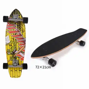 Manufacturer Carver Surf Skateboard 7 Ply Canadian Maple Veneer 29inch Cruiser Skateboard Deck For Adults