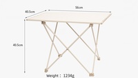 Meubles d'extérieur modernes, table pliante portable, ultra-légère, en alliage d'aluminium, pour pique-nique, barbecue, camping, conduite, plage