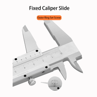 NEWJieLi NYK-200 Calibre à vernier 200 mm en acier inoxydable, outil de mesure, précision IP54, résolution 0,04 mm, précision 0,02 mm