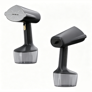 Mini <span class=keywords><strong>fer</strong></span> à vapeur portable électrique 1500W, brosse à vapeur pour la maison, chauffe rapide en 30 secondes, réservoir amovible de 350 ml, semelle en acier inoxydable - Product Image 1