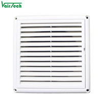 Calandre de ventilation murale en plastique, grille de protection pour grille d'aération, ventilation 1 pièce, volka