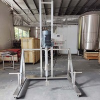 Équipement pneumatique de dispersion d'ascenseur hydraulique de nouvel état pour la production efficace de liquide de cosmétiques pour le réservoir d'IBC