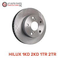 PIÈCES AUTOMOBILES HILUX PICKUP 1TR 2TR 1KD 2KD 5L DISQUE DE FREIN PLATINE ROTOR DISQUE DE FREIN AVANT pour TOYOTA HILUX KUN15 43512-0K010