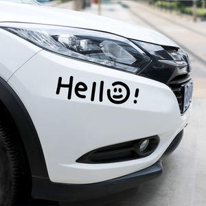 Adesivo Creativo Personalizzato 'Hello' per Auto, Decorazione per Finestrini, Moto ed Elettrici - Product Image 2