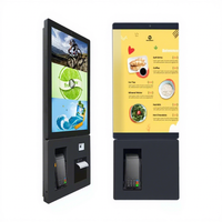 Borne de terminal de paiement POS pour restaurant de commande en libre-service mural de 24 pouces