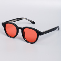 Lunettes anti-fatigue orange ambre réduisant la fatigue oculaire améliorant le sommeil branches TR90 noires verres PC filtre anti-lumière bleue 2026