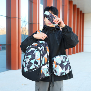 College Student Blue New Fashion Girls Flower School <b>Bag</b> Manufacturer in China - Product Image 2