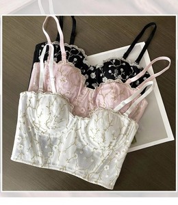 Lace <b>Bra</b> <b>Sexy</b> <b>Bras</b> High Quality Classic Underwear Big Bosom Shows Small <b>Sexy</b> Take Embroidery <b>Bra</b> <b>Set</b> - Product Image 6