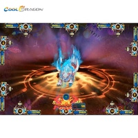 Table de jeu de pêche Leopard Strike pour 6 joueurs, version anglaise, Ocean King, machines de jeu de tir et de pêche, 110V-220V LCD