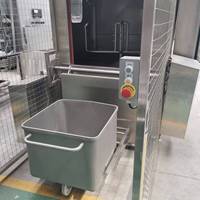 Machine de nettoyage de bacs à déchets haute performance, chariot à viande, machine de lavage de conteneurs Euro Bin pour la transformation de la viande