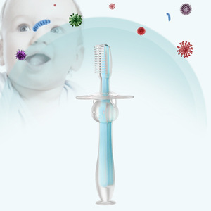 Spazzolino da Denti per Bambini con Ventose Economico in Morbido Silicone per Pulizia Orale Infantile - Product Image 1