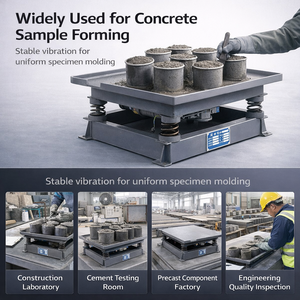 Table vibrante pour béton robuste, plateforme de <span class=keywords><strong>vibration</strong></span> de laboratoire sur mesure pour équipement de <span class=keywords><strong>test</strong></span> - Product Image 3