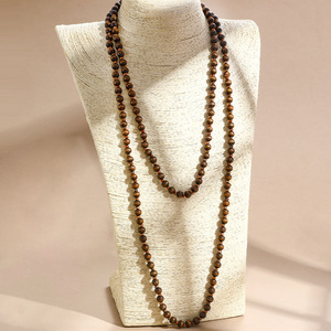 Boho <span class=keywords><strong>Chic</strong></span> Collier de perles en bois pour femmes et hommes Chaîne géométrique faite à la main inspirée de l'Afrique pour bijoux de <span class=keywords><strong>style</strong></span> <span class=keywords><strong>bohème</strong></span> - Product Image 3
