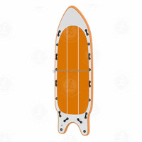 Vente directe d'usine SUP familial LOGO personnalisé gratuit d'usine planche à pagaie gonflable à point de chute méga pour plusieurs personnes