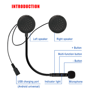 MaxTo M1 Wireless <strong>Headset</strong> for Motorcycle Helmet - Product Image 3