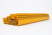 Goulotte de câblage en fibre ABS durable pour usage industriel et de construction, 100 mm, avec rails latéraux, finition de surface personnalisable