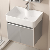 Usine Personnalisé Salle De Bains Vanités Pvc Salle De Bains Cabinet Pas Cher Petite Salle De Bains Vanités Avec Lavabo
