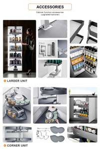 Gabinetes de Cocina RTA de Madera Maciza de Diseño Moderno Personalizado con Isla, Listos para Armar por el Fabricante - Product Image 6