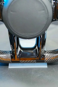 Volant en fibre de carbone pour Mercedes Benz R230 W219 W209 W211 CLK G55 <span class=keywords><strong>E55</strong></span> - Product Image 4