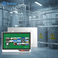 Panel PC Industrial de 13.3 Pulgadas, Pantalla Táctil de Aluminio Antipolvo, IP65 Resistente al Agua, USB Frontal, Automatización, Seguridad, HMI