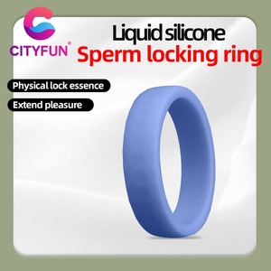 CITYFUN Anillo para Pene de Silicona Flexible 2 en 1, Anillo para Retrasar la Eyaculación, Anillo para el Pene para Parejas, Juguetes Sexuales para Hombres - Product Image 2