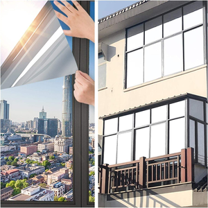Factory Wholesale One Way Mirror Reflective <strong>Window</strong> <strong>Film</strong> Building <strong>Privacy</strong> PET Insulation Tint Glass Foil Silver Building <strong>Privacy</strong> - Product Image 6