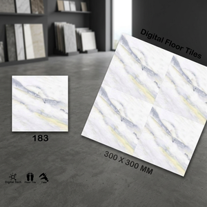 Marque Vistaar Carreaux de sol numériques brillants en céramique 12x12 30x30cm Porcelaine pour la construction de bâtiments commerciaux - Product Image 2