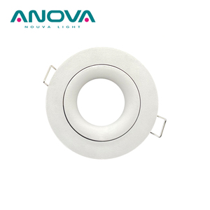 Angle Adjustable Recessed <b>Downlight</b> Frame LED GU10 MR16 Aluminum Housing 75mm Cut Out IP20 <b>Downlight</b> Housing - Product Image 1