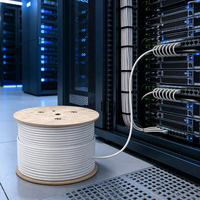 Câble Réseau en Vrac CAT5e 305m à Conducteurs Solides CCA 8 Conducteurs UTP FTP SFTP pour Système Vidéo Caméra IP - Direct Usine